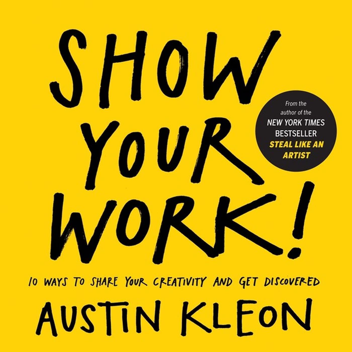 portada del libro Show Your Work de Austin Kleon por Chema Ferrandez - c12z