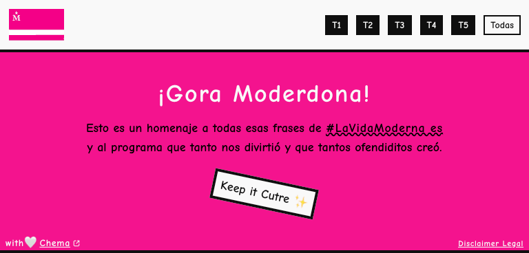 Banner de la página de LaVidaModernaEs.com